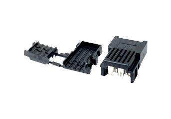 3M 38A04-0018-000 FL 38A04-0018-000 FL IDC Connector Branch Mini-Clamp Receptacle Female 2 mm 1 Row 4 Contacts Cable Mount