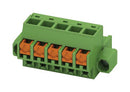 Phoenix Contact FKCOR 25/ 2-STF-508 Pluggable Terminal Block Flange 5.08 mm 2 Ways 24AWG to 12AWG 2.5 mm&Acirc;&sup2; Push In 12 A