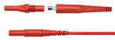 Schutzinger SET 7690 / MSFK B441 1.6A Test Lead Set 4mm Banana Plug Shrouded 1 kV 8 A Black Red m