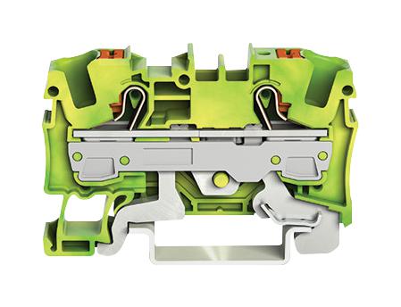 Wago 2206-1207 DIN Rail Mount Terminal Block 2 Ways 20 AWG 8 6 mm&sup2; Clamp 41 A