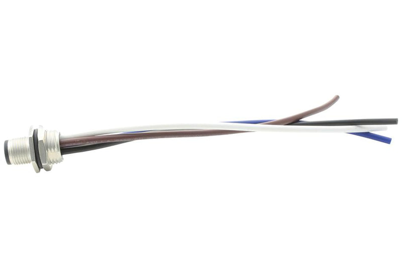 Amphenol LTW M12T-04PMMS-SF8B15 Sensor Cable M12 Plug Free End 4 Positions 150 mm 5.9 " M
