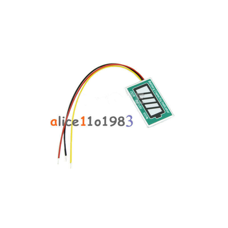 Tanotis  Digital Capacity Tester Indicator LED for 12V Lithium LiPo LiIon Battery