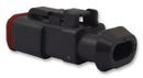 Deutsch - TE Connectivity DT062S-CE13 DT062S-CE13 Automotive Connector Housing Thin Wall Black DT Plug 2 Ways Series Socket Contacts