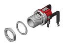 SWITCHCRAFT/CONXALL L721RA L721RA DC Power Jack 5A 30VDC 2.1MM THT