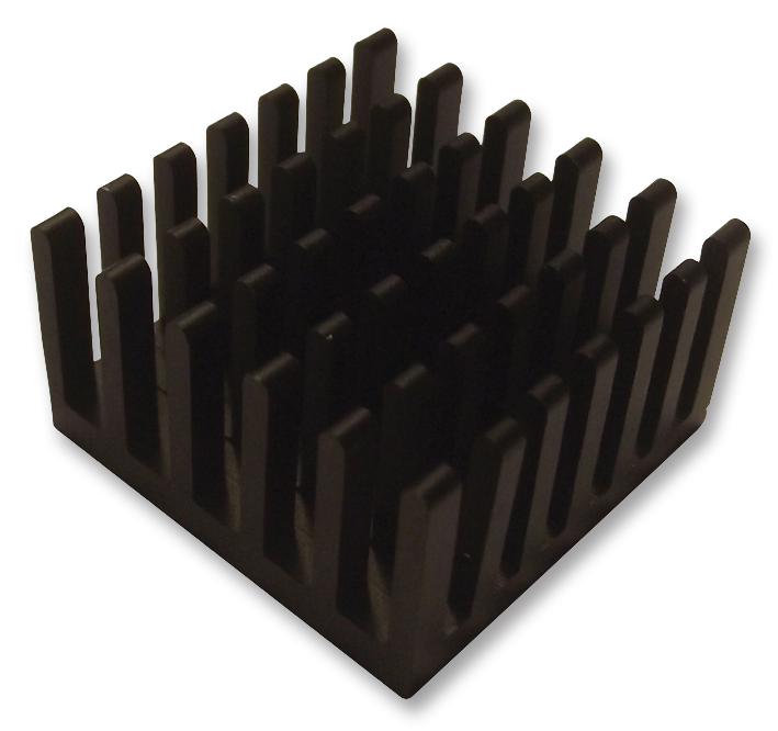 FISCHER ELEKTRONIK ICK PGA 8 X 8 X 12 Heat Sink, Square, For PGA's, PGA, 14.8 &deg;C/W, 12.3 mm, 23 mm, 23 mm