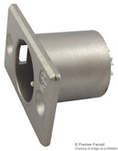 NEUTRIK NC4MP XLR Audio Connector, 4 Contacts, Plug, Panel Mount, Silver Plated Contacts, Metal Body, P Series