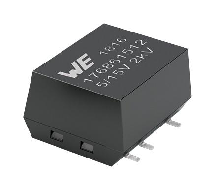 Wurth Elektronik 176920502 Isolated Board Mount DC/DC Converter ITE & General 1 Output W 5 V 200 mA