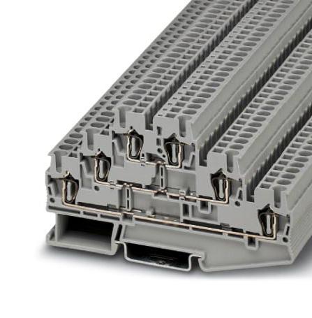 Phoenix Contact ST 25-3L DIN Rail Mount Terminal Block 6 Ways 28 AWG 12 2.5 mm&Acirc;&sup2; Clamp 20 A