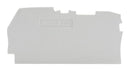 Wago 2102-1291 2102-1291 END and Intermediate Plate Rail Gray