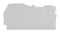 Wago 2102-1291 2102-1291 END and Intermediate Plate Rail Gray