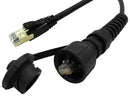 Stewart Connector 67PAD-030-K Patch Cord CAT6A RJ45 PLUG-JACK 3M