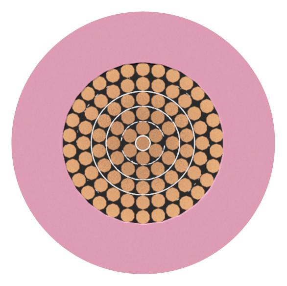 Multicomp PRO PP001264 Wire Tri Rated Per Metre PVC Pink 18 AWG 1 mm&Acirc;&sup2;