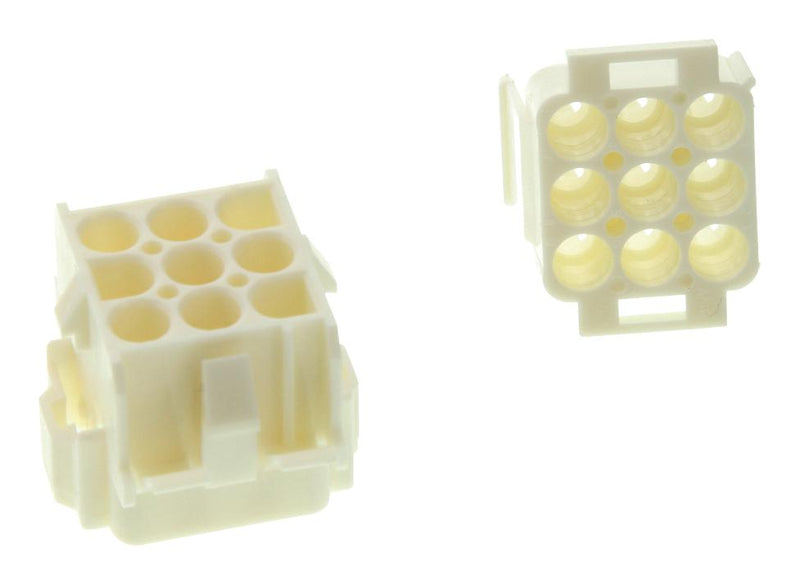 AMP - TE Connectivity 770028-1 Connector Housing Universal MATE-N-LOK Receptacle 9 Ways 6.35 mm