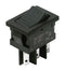 C &amp; K Components DM61J12S205PQ Rocker Switch Miniature Non Illuminated Dpdt On-On Black Panel 10 A