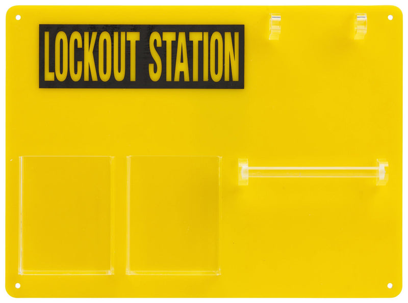 Brady LOCKOUT STATION 5-LOCK BOARD Lockout Station Board Acrylic 393MM X 292MM