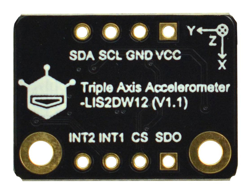 Dfrobot SEN0405 SEN0405 Accelerometer Board Fermion Triple Axis LIS2DW12 Arduino &Acirc;&plusmn;16g New