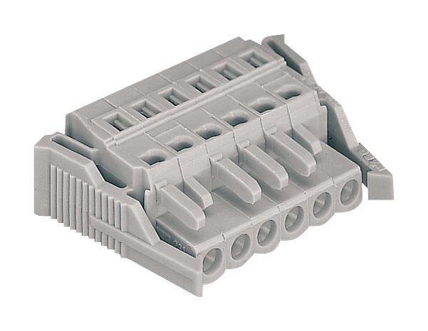 Wago 231-102/037-000 Pluggable Terminal Block 5 mm 2 Ways 28AWG to 12AWG 2.5 mm&sup2; Clamp 16 A