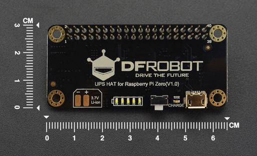 Dfrobot DFR0528 Expansion Board UPS HAT 4.5 V to 5.5 Supply Raspberry Pi Zero Series 2/3/A+