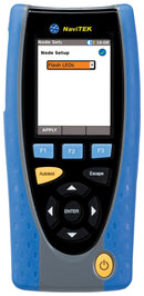 Ideal Networks Navitek IE Network Analyser LCD Colour 10Mbps 100Mbps 1Gbps Duplex Port ID Vlan DNS Dhcp Gateway IP