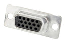 Amphenol Conec 164X11949X D Sub Connector Housing 15 Ways High Density DE Receptacle Steel Body New