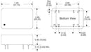 XP Power JCD0624D15 JCD0624D15 Isolated Through Hole DC/DC Converter 2:1 Input ITE 6 W 2 Output 15 V 200 mA