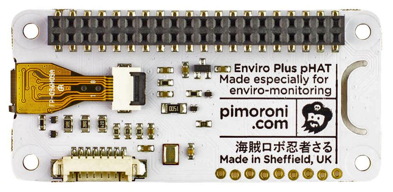 Pimoroni PIM458 PIM458 Evaluation Board Enviro + Air Quality Phat Raspberry Pi Environmental Monitor LCD Display