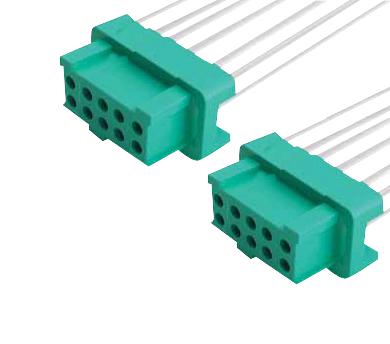 Harwin G125-FC11005L0-0150F Cable Assembly Wire to Board 10 Position Receptacle 5.9 &quot;
