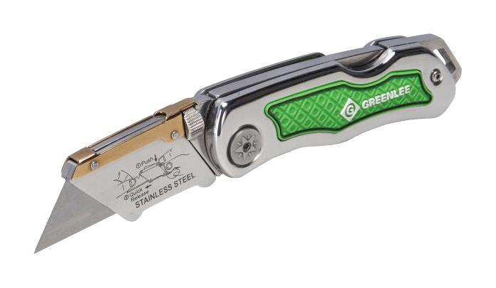 Greenlee Communications 0652-22 Folding Utility Knife SS LOCK-BACK