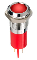 Apem Q14P1CXXR02E Q14P1CXXR02E LED Panel Mount Indicator Red 2 V 14 mm 20 mA 80 mcd IP67