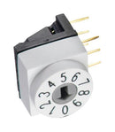 Wurth Elektronik 429427320916 429427320916 Rotary Coded Switch WS-ROTU Through Hole 16 Position 24 VDC Hexadecimal 150 mA