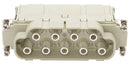 Multicomp PRO MP009613 Heavy Duty Connector Combination MP-HK Inserts Insert 8+PE Contacts 24B Plug Screw Pin