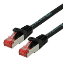 Roline 21.15.2650 Ethernet Cable S/FTP Cat6 RJ45 Plug 19.7 &quot; 500 mm Black