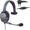 Eartec Headset with Max 4G Single Connector & Inline PTT for Motorola 2-Pin Radios