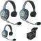 Eartec UL3S UltraLITE 3-Person Headset System with Batteries, Charger & Case (Single)