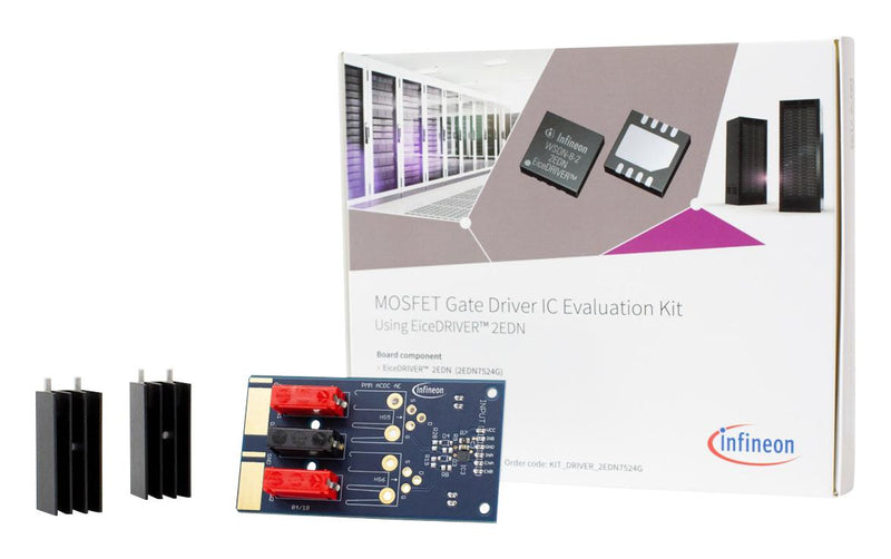 Infineon KIT_DRIVER_2EDN7524G Evaluation Board Eicedriver 2EDF7524G Gate Driver Dual Channel Non-Isolated