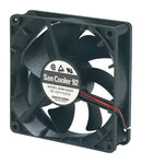 SANYO DENKI - SANACE FANS 9G0912G102 Axial Fan, 12 VDC, DC, 92 mm, 38 mm, 50 dBA, 110 cu.ft/min