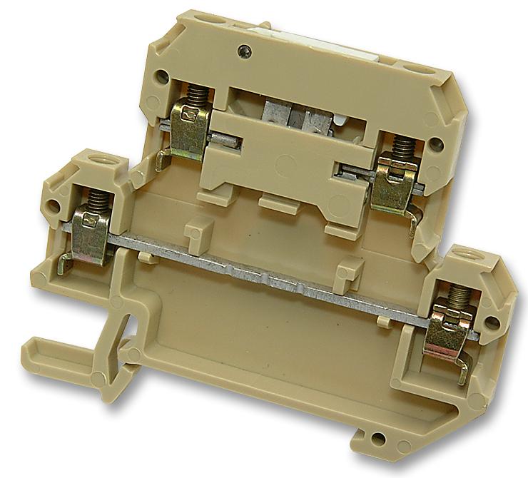 Weidmuller 068746 DKT4/35 068746 DKT4/35 DIN Rail Mount Terminal Block 4 Ways 26 AWG 12 mm&Acirc;&sup2; Screw 10 A