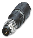Phoenix Contact SACC-M 8MS-3QO-025-M SACC-M 8MS-3QO-025-M Sensor Connector M8 Male 3 Positions IDC / IDT Pin Straight Cable Mount