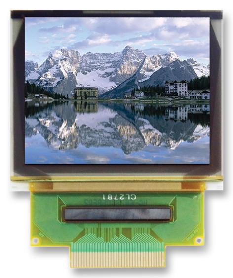 Midas MCOT160128BY-RGBM Graphic Oled 160 x 128 RGB 2.8V Parallel SPI 39.9mm 34mm -40 &deg;C