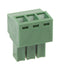 Multicomp PRO MC000057 Pluggable Terminal Block 3.5 mm 3 Ways 26AWG to 16AWG Screw 10 A