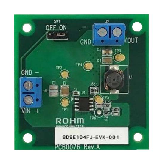 Rohm BD9E104FJ-EVK-001 Evaluation Board BD9E104FJ Power Management Synchronous Buck Converter New