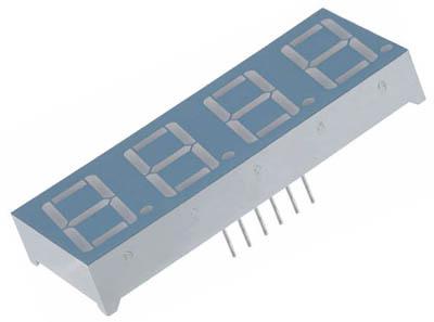 LUMEX LDQ-M3604RI DISPLAY, SEVEN SEGMENT, 9.2MM, RED