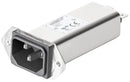 Schaffner FN9255EMB-6-06 IEC Filter C14 0.1 &micro;F 250 VAC Mains 6 A Quick Connect Solder 18 &micro;H