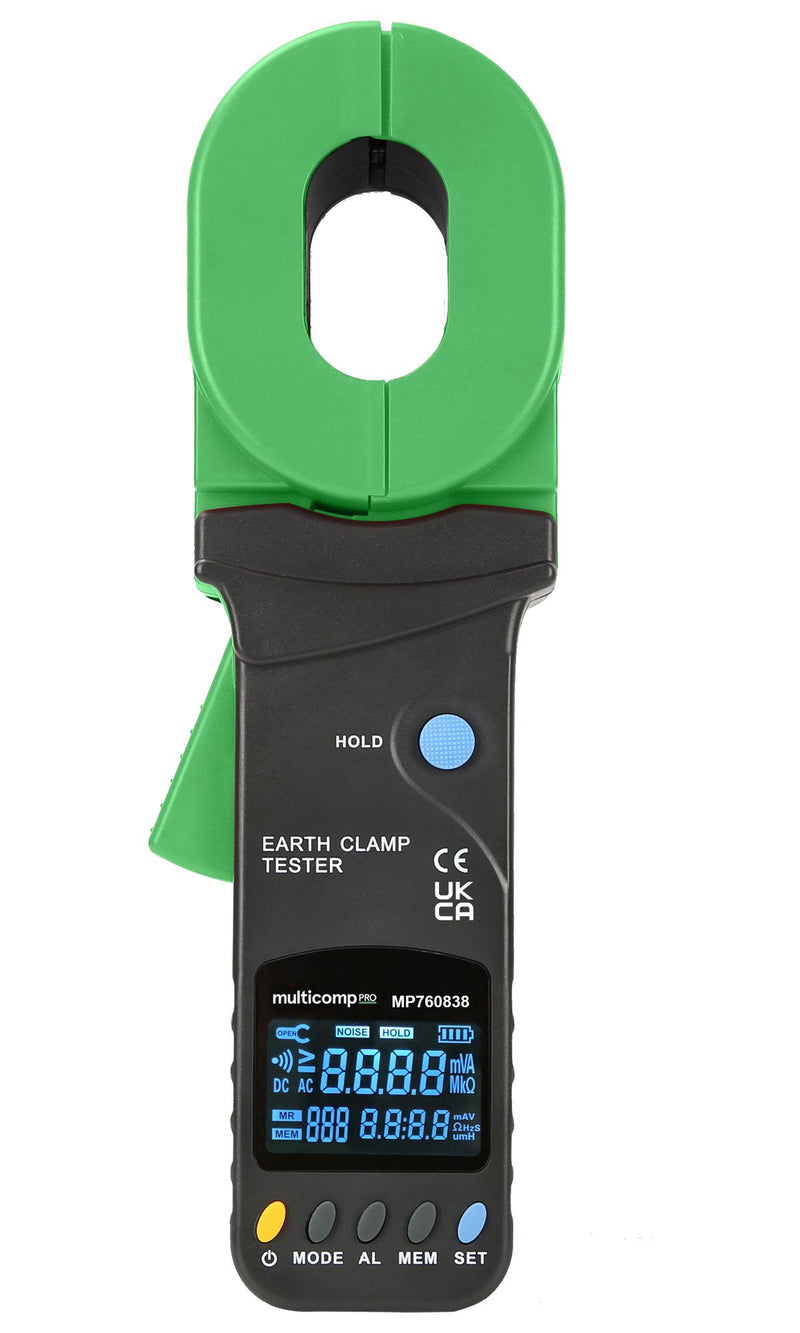 Multicomp PRO MP760838 MP760838 Earth Ground Tester Resistance Leakage Current 0.01ohm to 1.2kohm