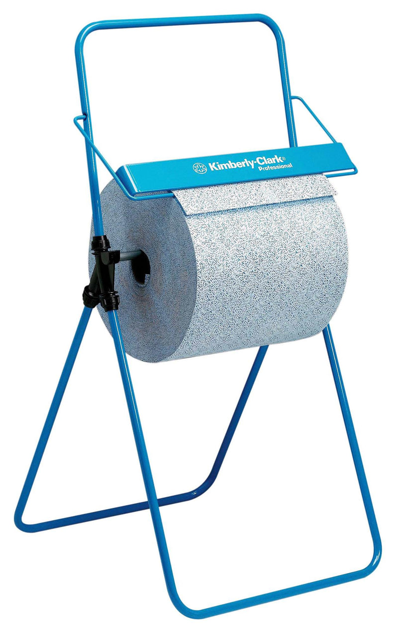 Kimberly Clark 6154 Dispenser Floor Standing Feed Roll Blue