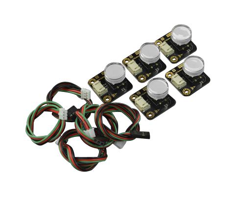 Dfrobot DFR0785 LED Button 27 &Atilde;� 26.5 mm PH2.0-3P 3.3 V to 5 Arduino Micro Bit Board / Pack