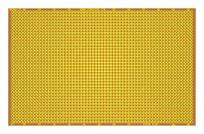 Gspk Circuits GC004-LF Prototyping Board FR4 100MM X 160MM