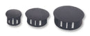 PRO POWER HP-19 Blanking Plug, Push Mount, 19 mm, Black, Nylon (Polyamide), 22.9 mm