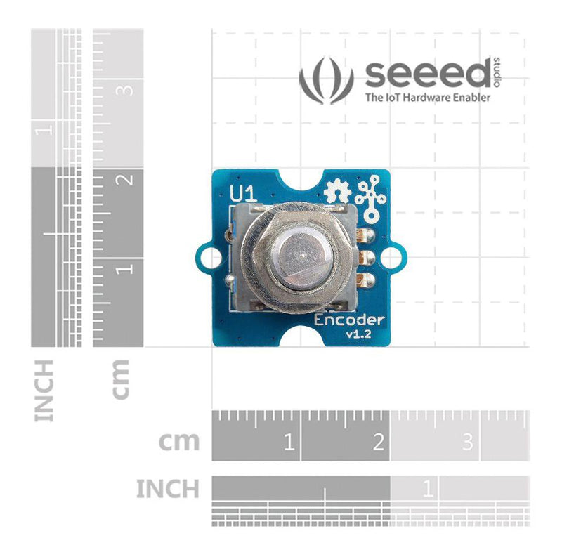 Seeed Studio 111020001 Rotary Encoder Module Incremental 4.5V to 5.5V Arduino Board