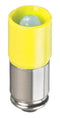 Apem MGSY24 LED Replacement Lamp Midget Groove Yellow T-1 3/4 630 mcd